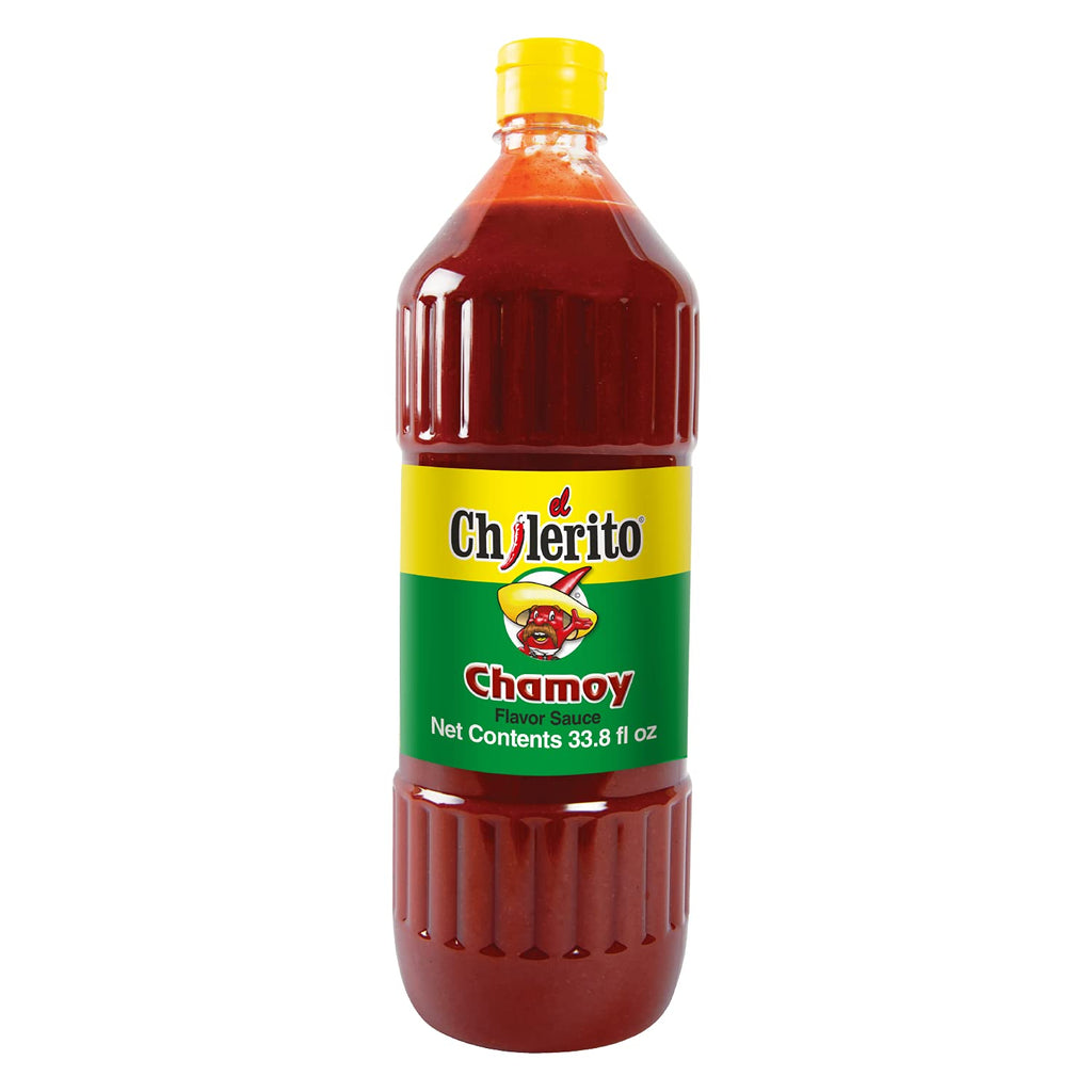 El Chilerito Chamoy Sauce 33.8 Fl. Oz / 1lt (Pack of 1) – Authentic Mexican Flavor – Perfect for Snacks and Drinks