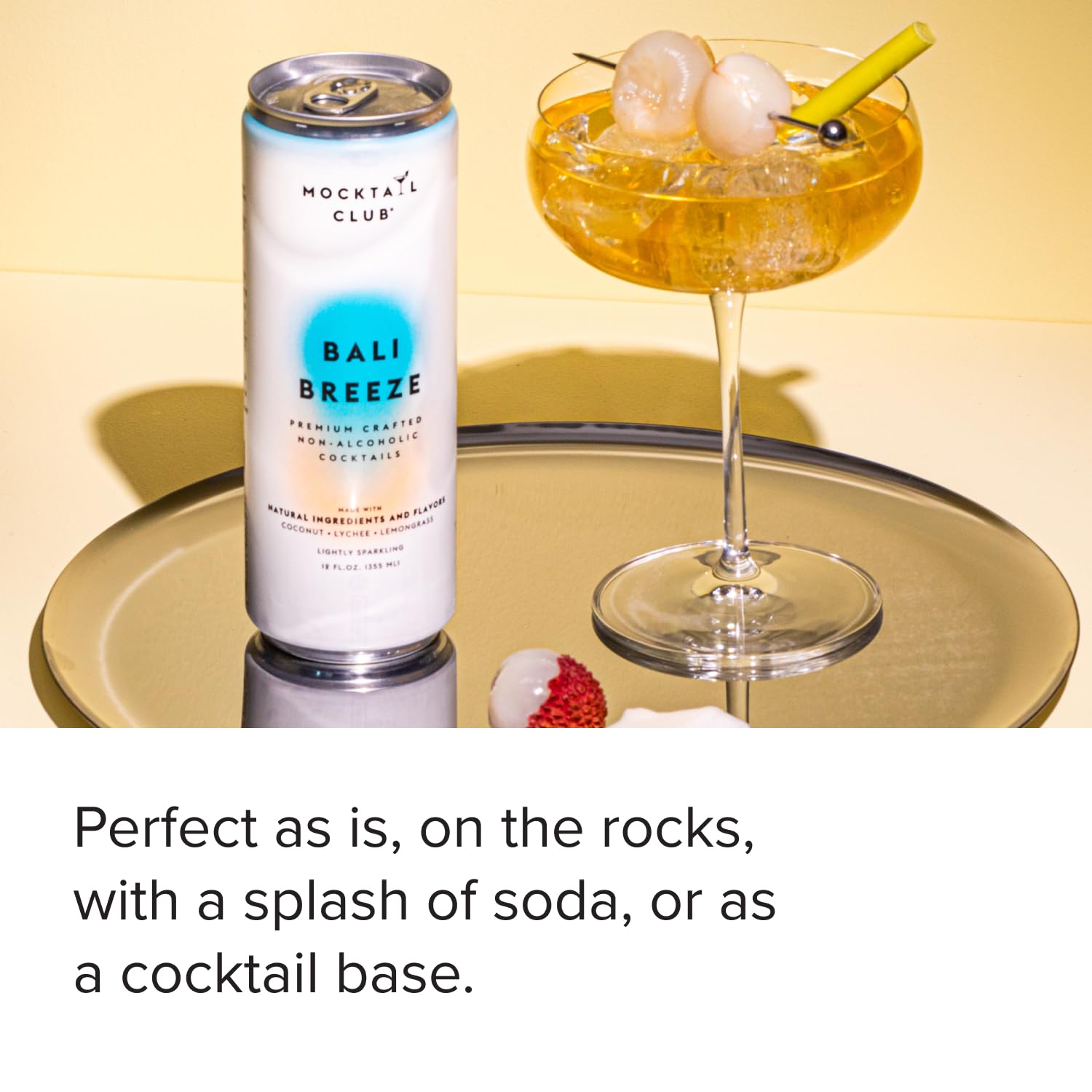 Mocktail Club Jalisco Passionfruit Sparkling Non-Alcoholic Cocktail 12oz (12pk), 80 Cals, Gluten-Free, No Artificial Ingredients, Zero Proof – with Passionfruit
