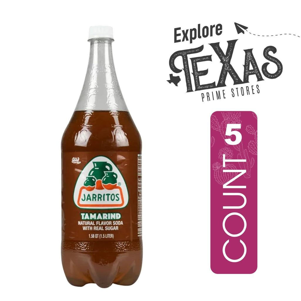 Jarritos 5-Pack of Lime Mexican Soft Drink Plastic Bottle 50.7 fl oz (1.5 lt) Made with 100% Natural Sugar