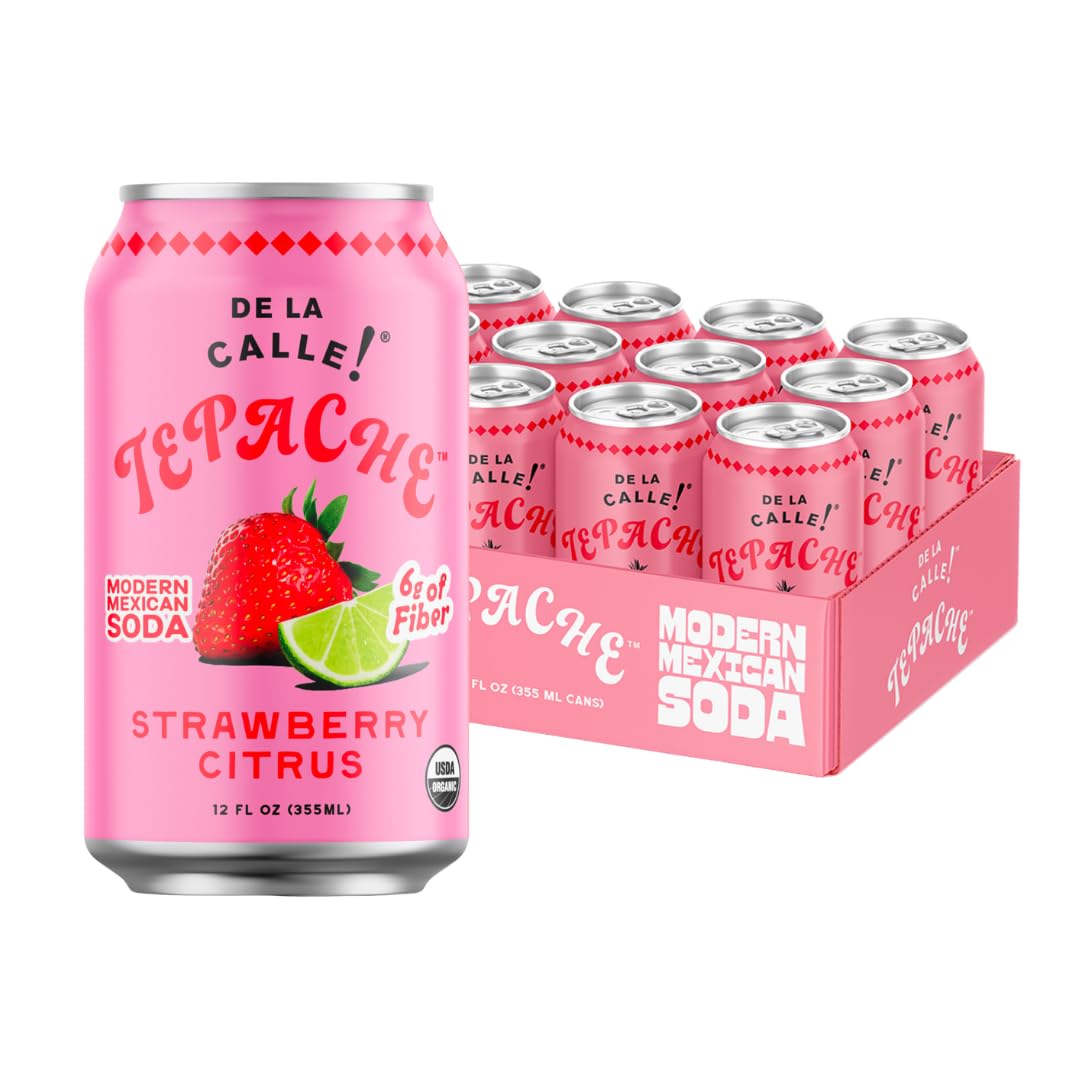 De La Calle Tepache - Mixta Variety Pack - Modern Mexican Soda - Craft Fermented Pineapple Sparkling Beverage - Certified Organic, Non-Alcoholic, Healthy Soda, Low Sugar, Low Calorie, Non-GMO