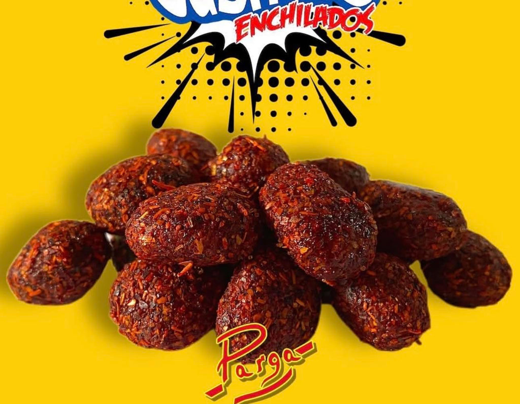 bloody splashers gummys mexican dulces enchilados w/chamoy dip 11oz