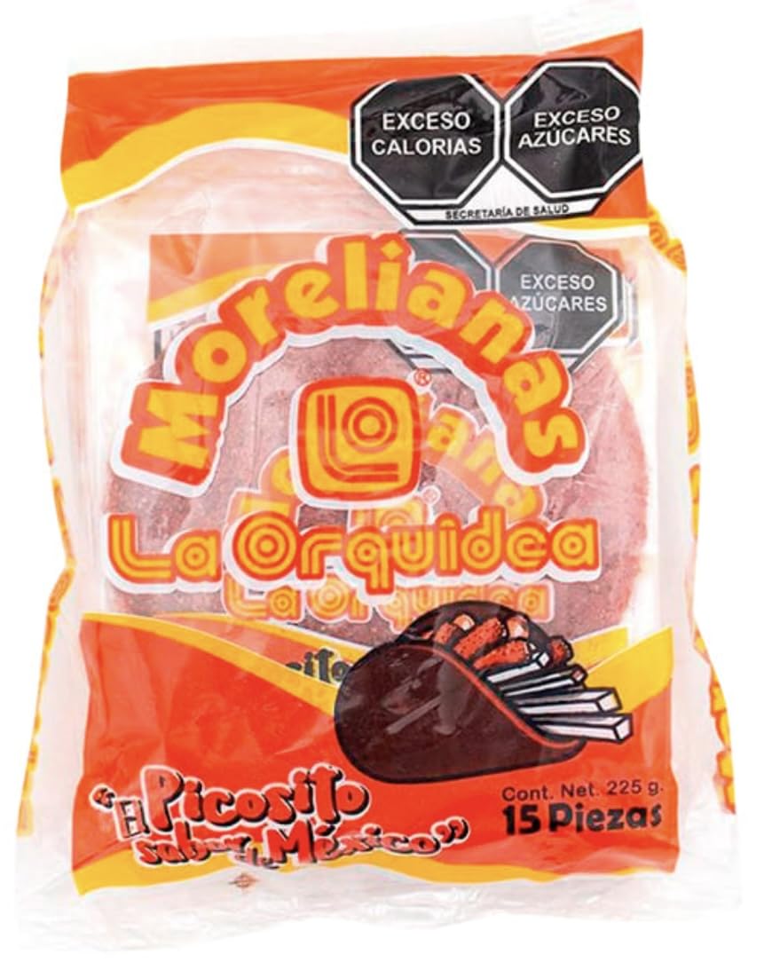 2 X La Orquídea Patyleta Tortilla Taco De Dulce Tamarindo Candy Snacks 30 Pcs