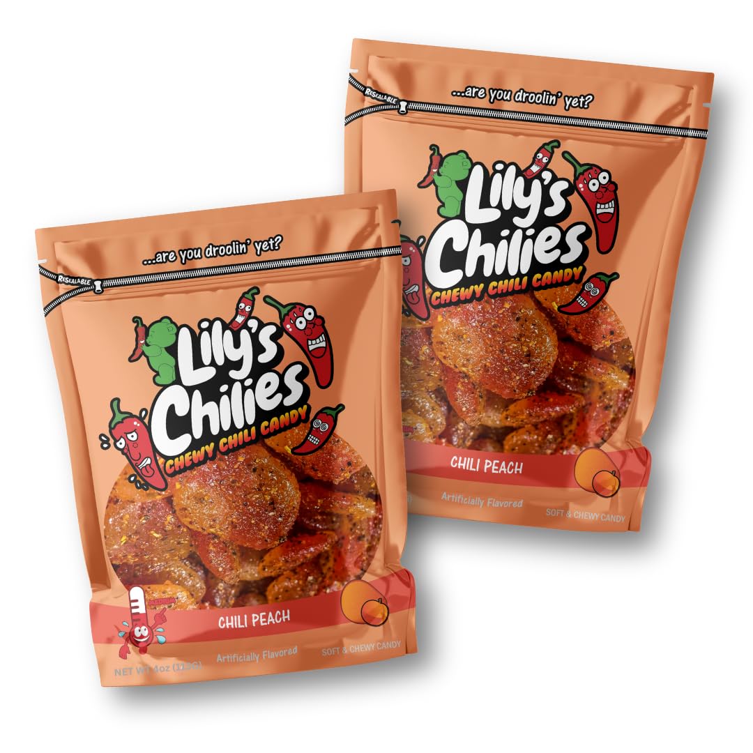 Lilys Chilies, Sour and Chili Chewy Candy (Chili Strawberry Belts)