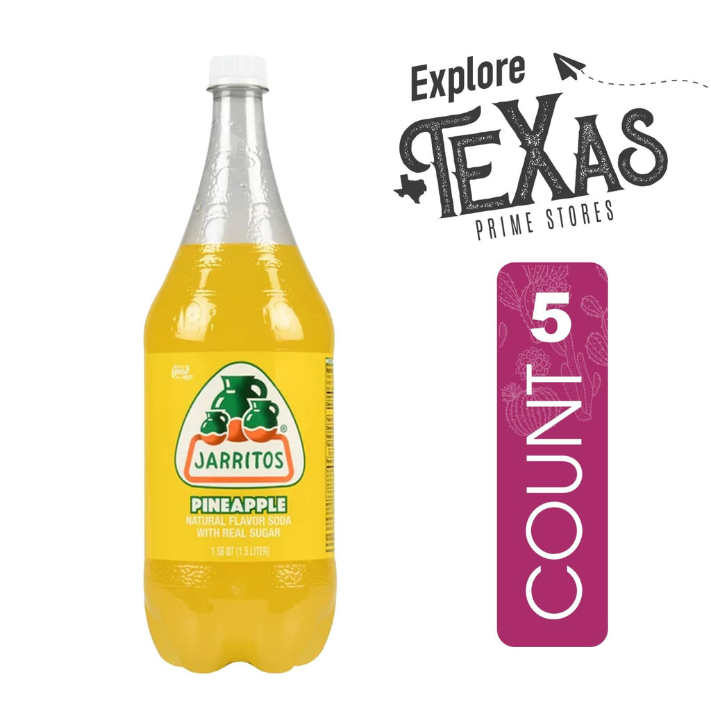 Jarritos 5-Pack of Lime Mexican Soft Drink Plastic Bottle 50.7 fl oz (1.5 lt) Made with 100% Natural Sugar