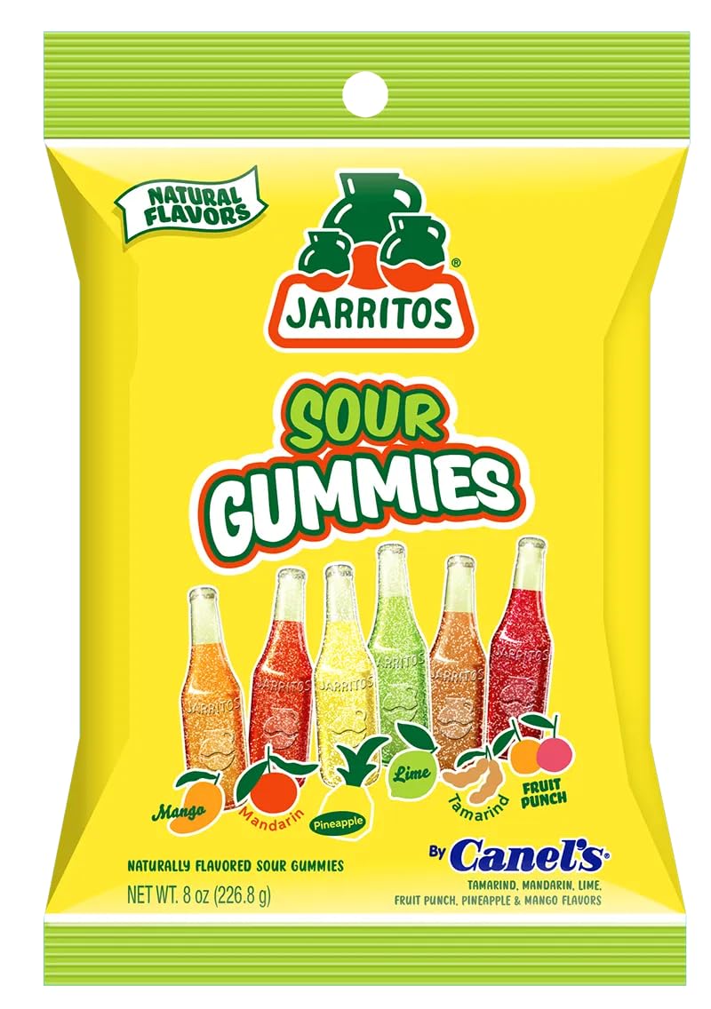Canels Jarrito Gummies pops sour (8oz) 6pack