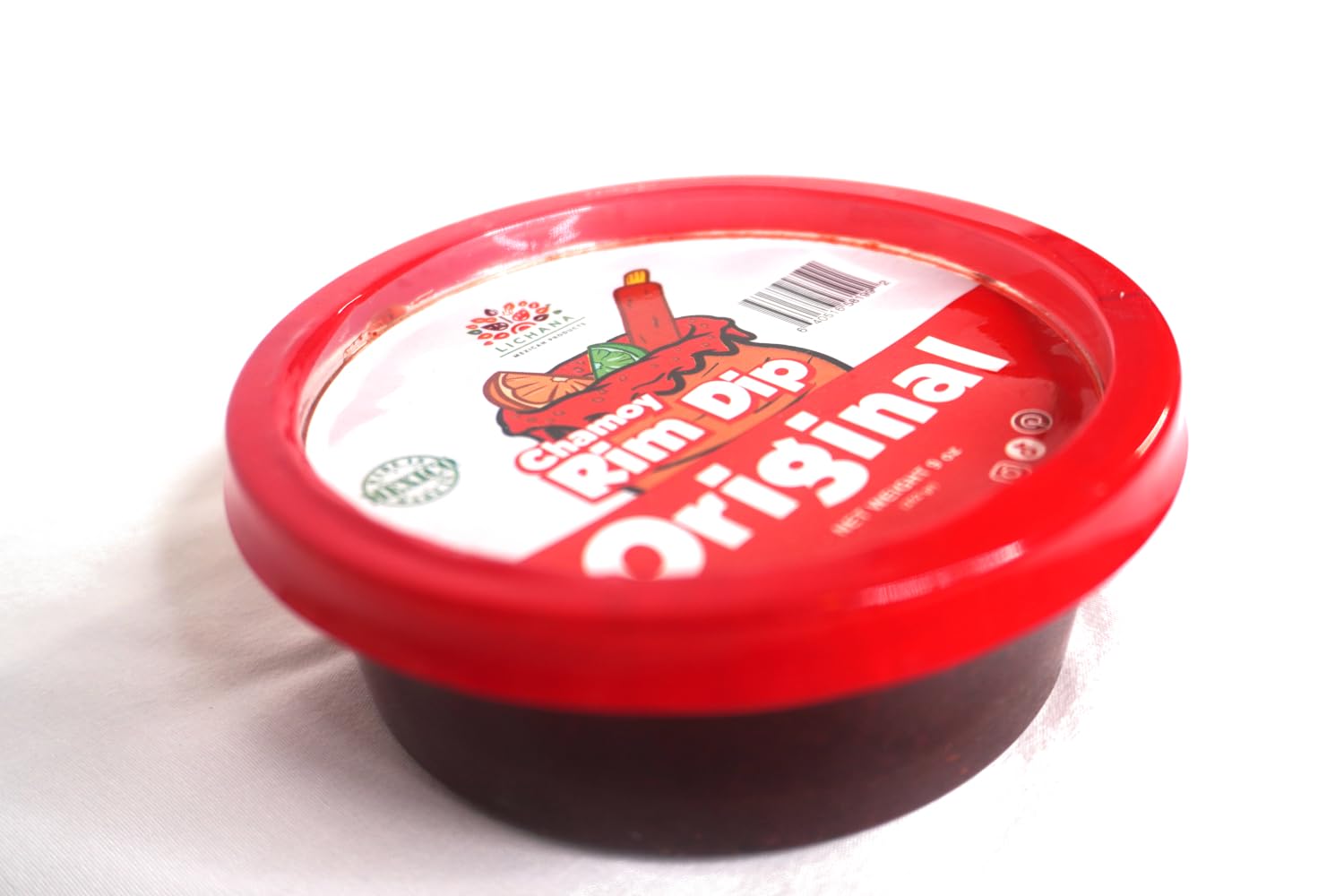 LICHANA Premium Rim Dip 9oz 12.5% More - Chamoy Paste 100% Mexican Handcrafted, Candy Dip For Drinks, Cocktails, Michelada, Beer, Seltzer, Rim Dressing (Watermelon)