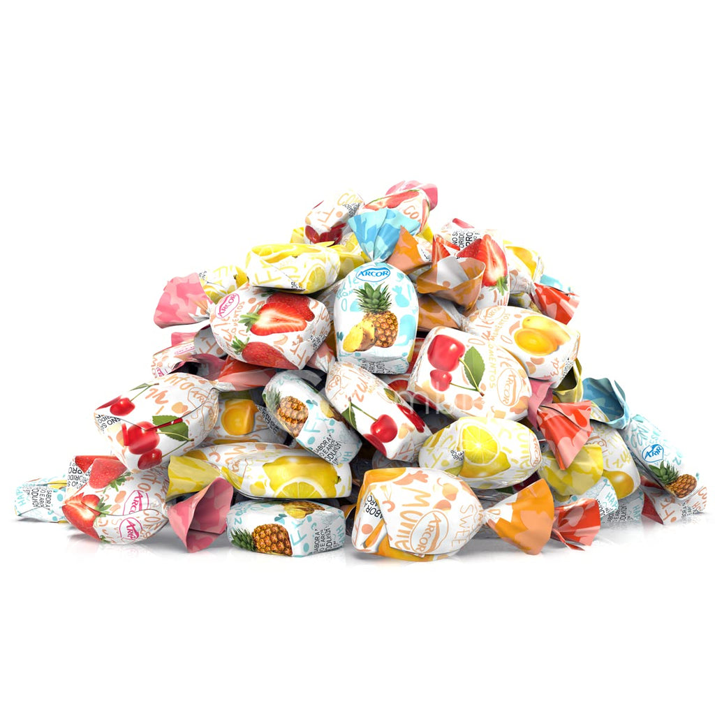 Strawberry Hard Candy Individually Wrapped by Cambie, 2 lbs of Strawberry Candy with a Deliciously Sweet Hard Exterior with a Soft, Fruit-Filled Center