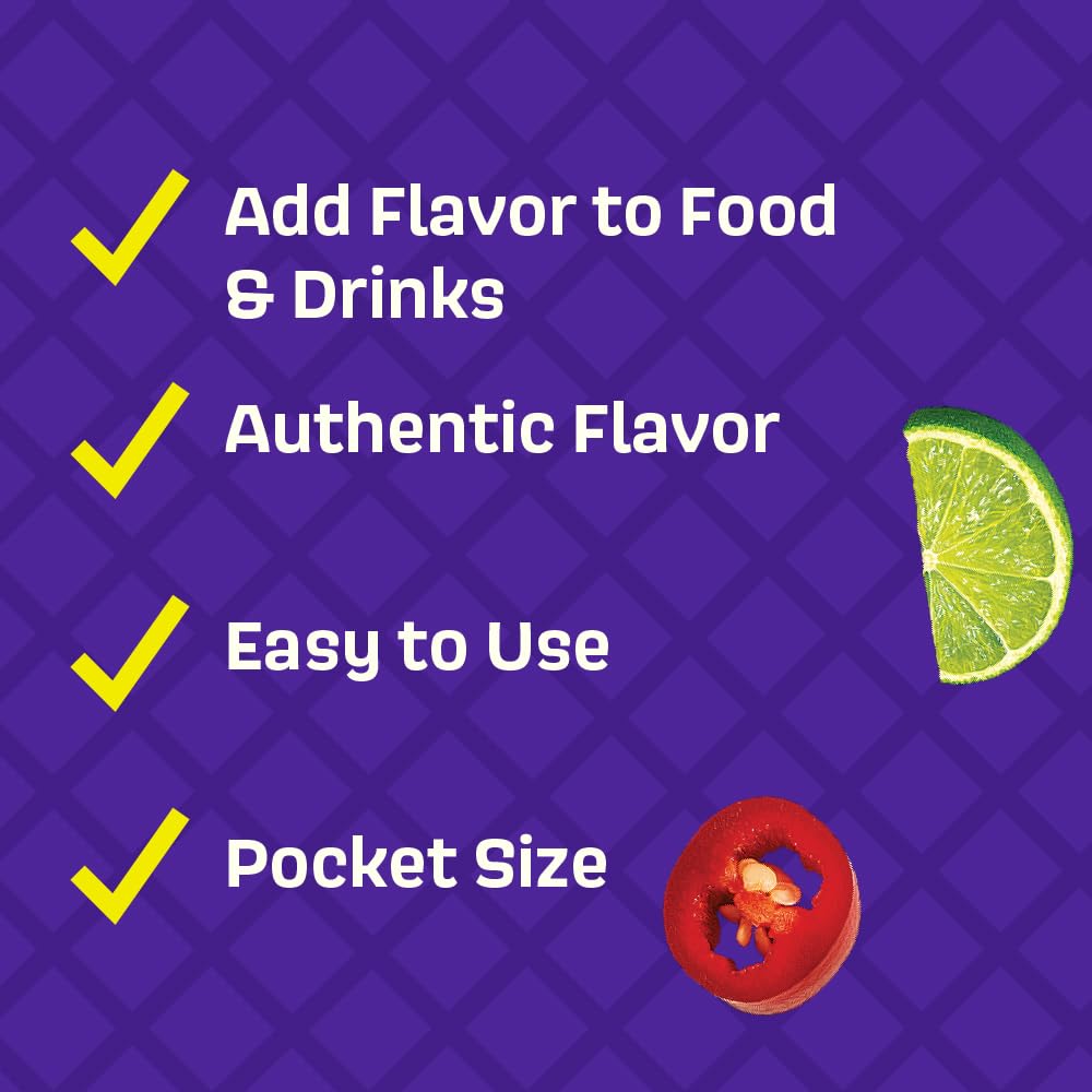 Twang Flavored Snack Salt Seasoning, Chamoy, Toppings for Popcorn, Fresh Fruits, Veggies & Chips, 1.15 Ounce (Pack of 10)