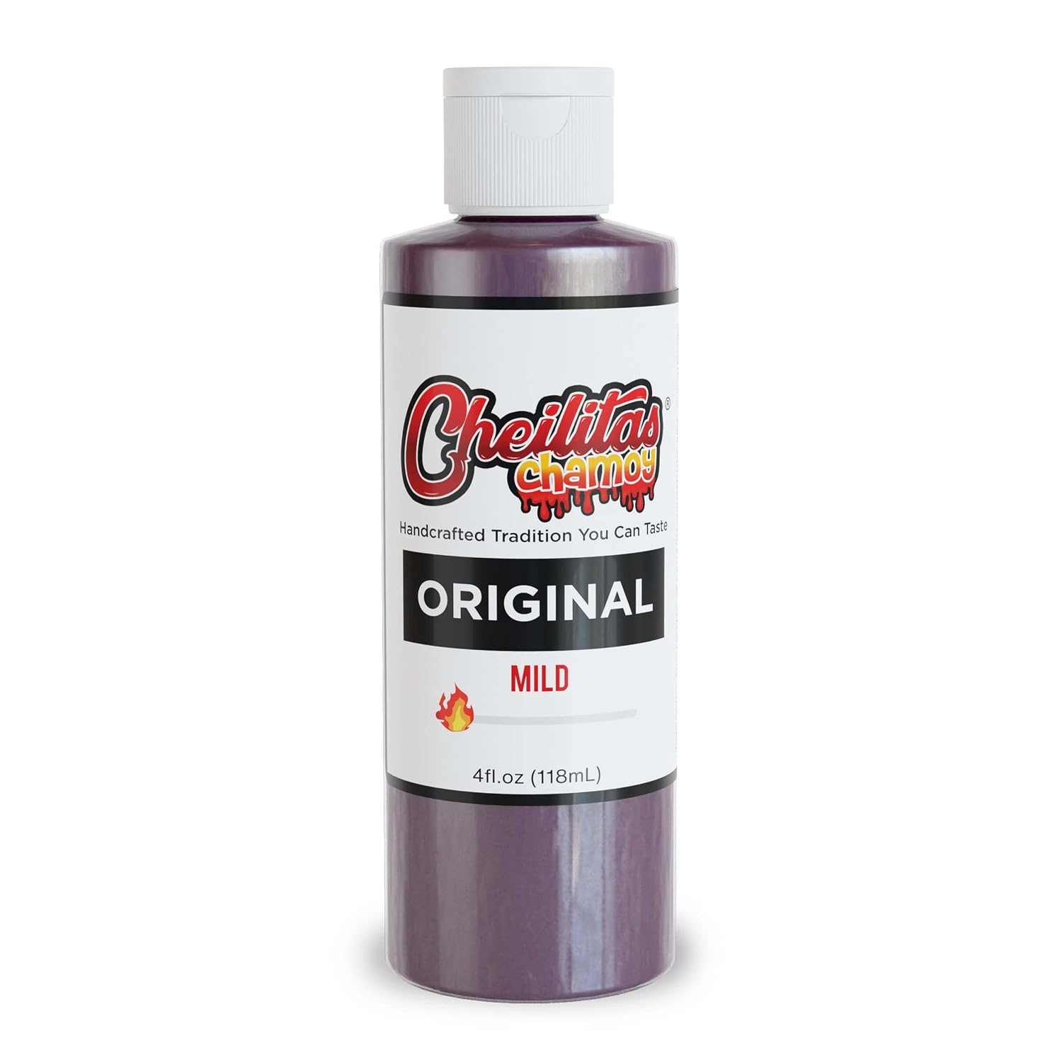 Cheilitas Chamoy All Natural Mexican Rim Candy Dip | Original Grab & Go Bottle | Hand Crafted for Drinks, Cocktails, Micheladas, Beer and More
