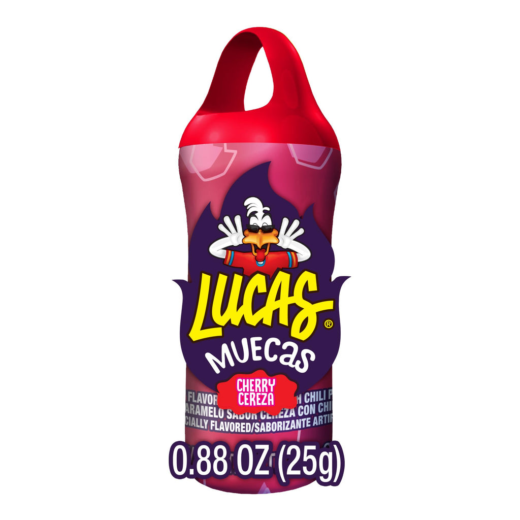 Lucas Muecas Cherry Flavor Lollipop With Chili Powder, 8.8 Ounce Perfect Treat