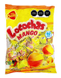 BENY LOCOCHAS MANGO FLAVORED HARD CANDY WITH CHILI CENTER 1LB .98OZ BAG 60PCS