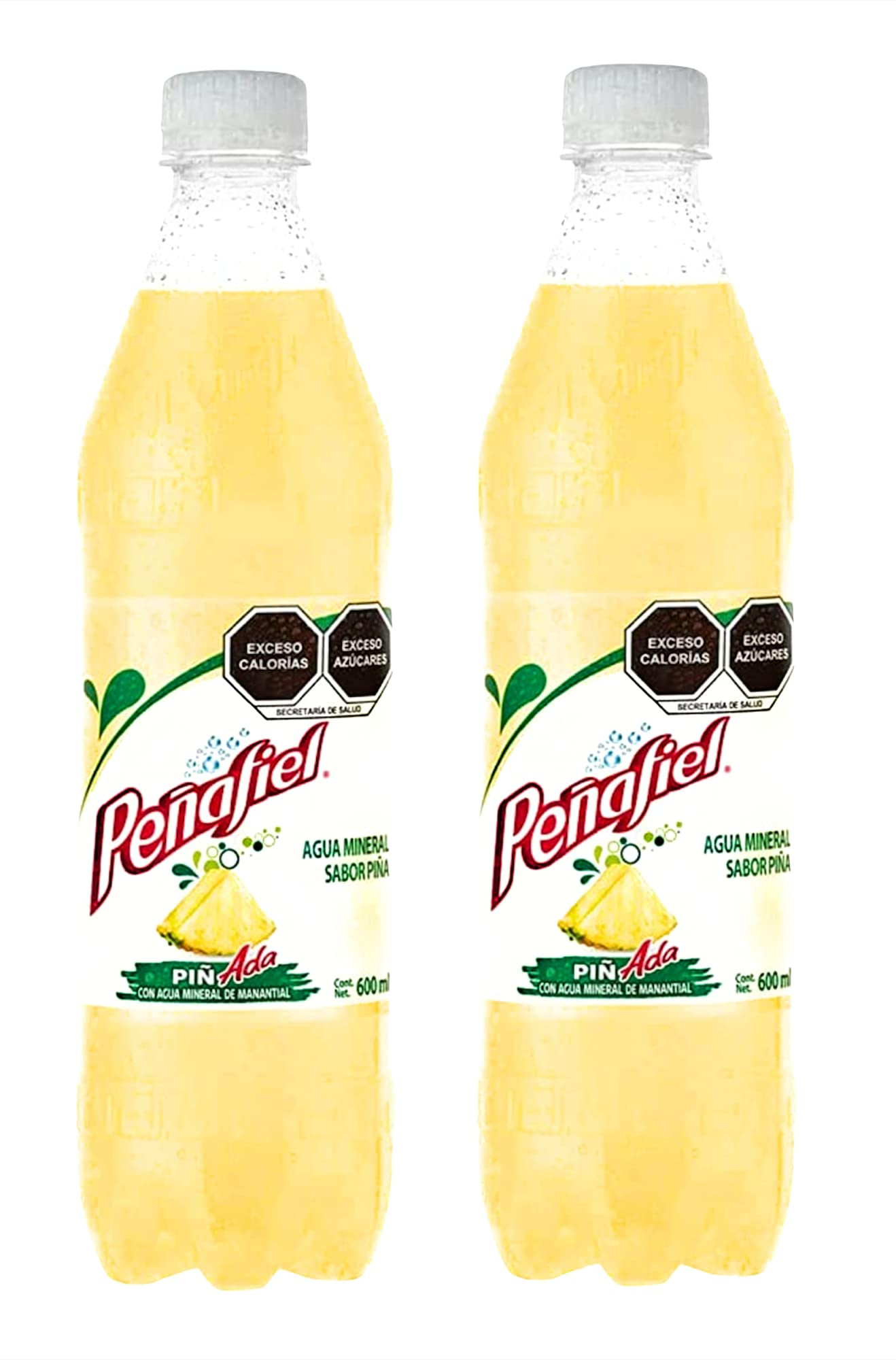 Peñafiel Mineralized Soda 20.2oz (2 pack) Made in Mexico. (Limonada - Lemonade)