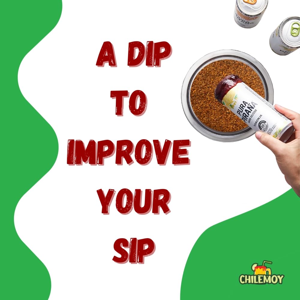 CHILEMOY Rim Dip Chamoy | Handcrafted Mexico | Chamoy Rim Paste for Cocktails, Beer, Seltzer, Michelada Rim Dip | Tajin Rimmer for Cocktails 8oz Mango