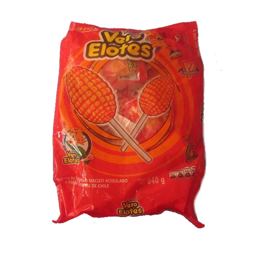 Spicy Mexican Candy Kit Including Vero Mango, Vero Elote and Watermelon Rebanaditas Lollipops