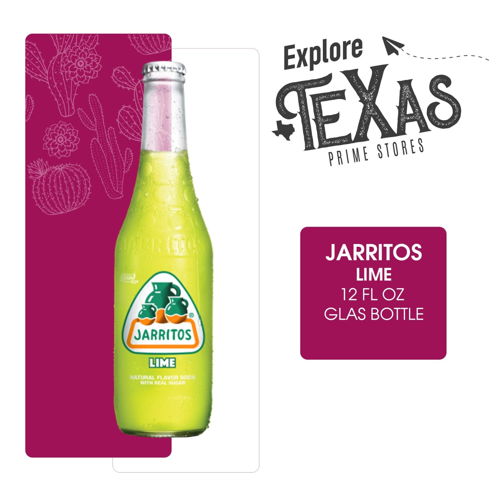 Jarritos 12-Pack of Mango Mexican Soft Drink Glass Bottle 12 fl oz Made with 100% Natural Sugar