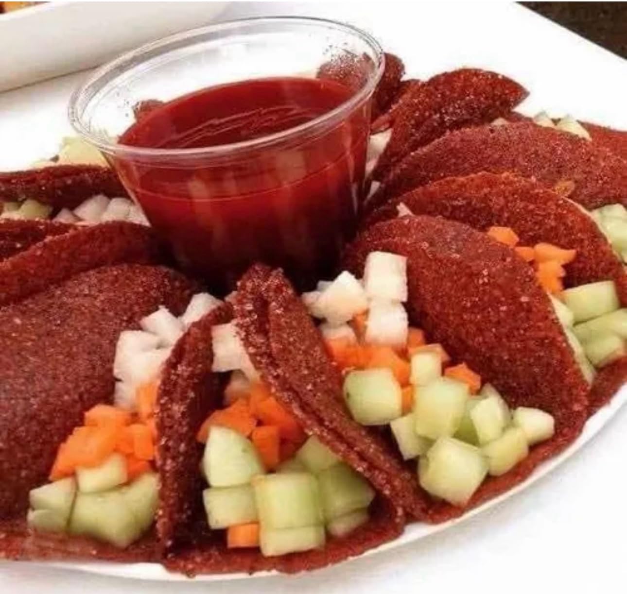 2 X La Orquídea Patyleta Tortilla Taco De Dulce Tamarindo Candy Snacks 30 Pcs
