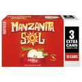 Manzanita Sol, Apple Naturally and Artificially Flavored Soda with a Touch of Real Juice, 12 Fl Oz, 15 Count