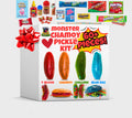 Chamoy Pickle Kit Monster 60 Piece Candy Gift Box Variety Pack from Tiktok-Cotton candy pop rocks, fruit roll-ups, Lucas Gusano, Skwinkles, gifts for kids teen teens girls boys bf gf birthday easter