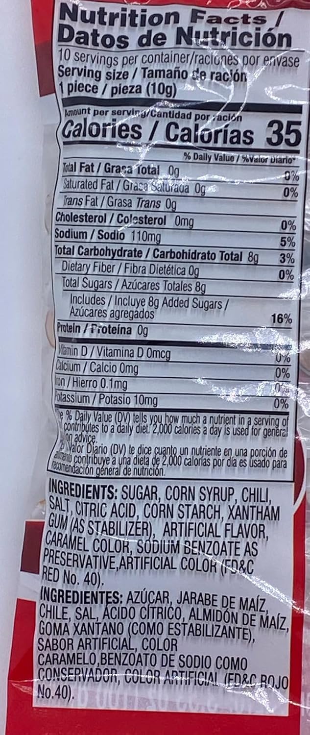 MDM SPOONS CHUCHARAS TAMARIND FLAVOR CANDY 10PC BAG 3.53OZ