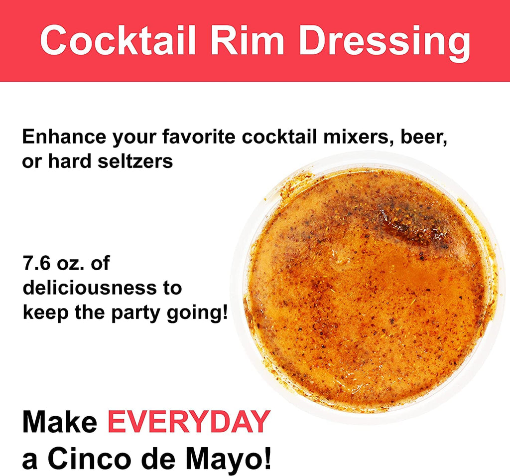 Cinco de Mayo Chamoy Rim Dip Cocktail Rim Dressing (1 x 7.6 oz. Container)