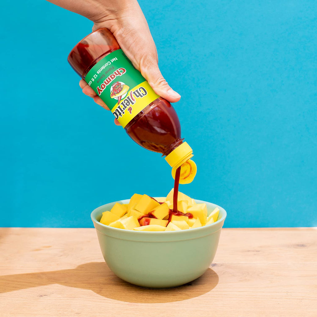4 Pack EL CHILERITO Sauce Chamoy Flavor 355ml/ 12 Fl. Oz - Mexican Foods - Excellent For Garnishing Fruits And Snacks - Mexican Flavor - To Share With Friends And Family - Kosher - Natural Ingredients - Chili – Chamoy