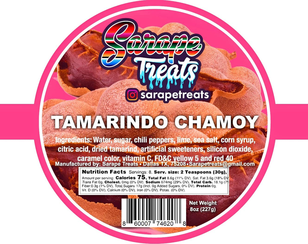 Sarape Treats Chamoy Rim Dip Mexican Tamarind Paste for Drinks, Fruit, Alcoholic Beverages, Candy, and More (Mango)