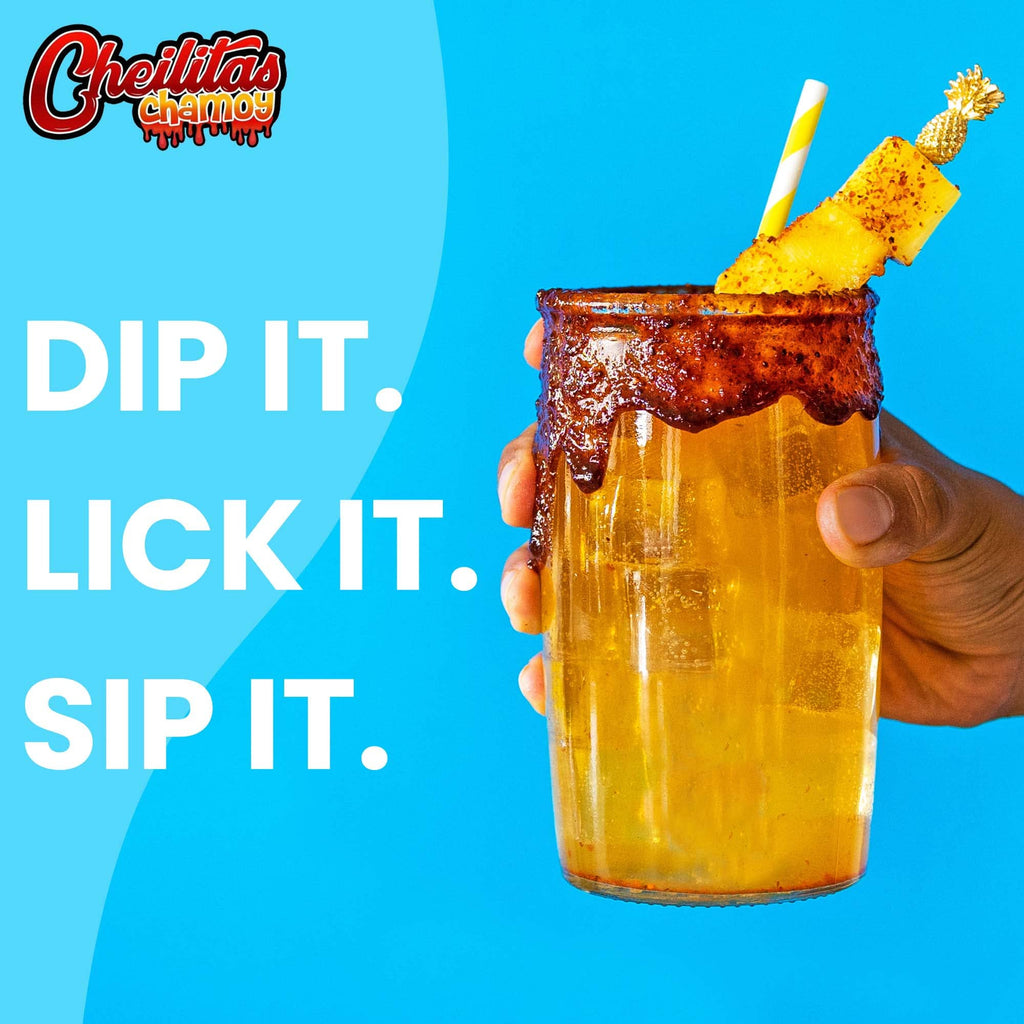 Cheilitas Chamoy Mexican Rim Candy Dip Paste 8 oz | Hand Crafted for Drinks, Cocktails, Micheladas, Beer and More (Tamarind)