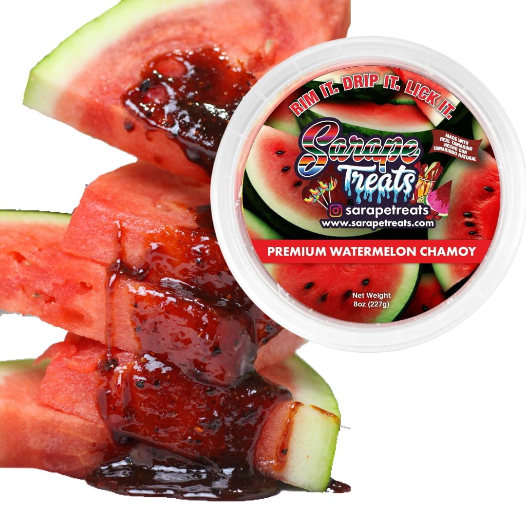 Sarape Treats Chamoy Rim Dip Mexican Tamarind Paste for Drinks, Fruit, Alcoholic Beverages, Candy, and More (Mango)
