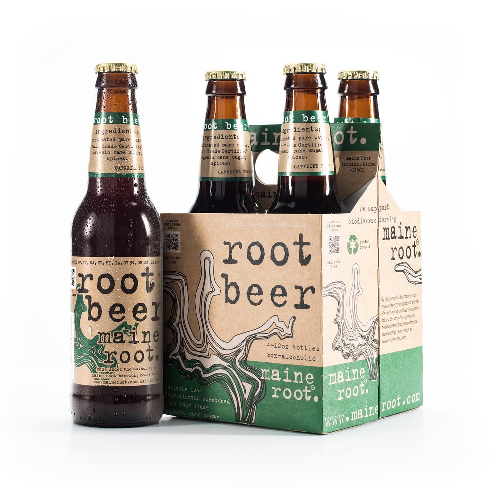 Maine Root Soda - Fair Trade Craft Soda in Glass Bottles (Mexicane 12 Pack)