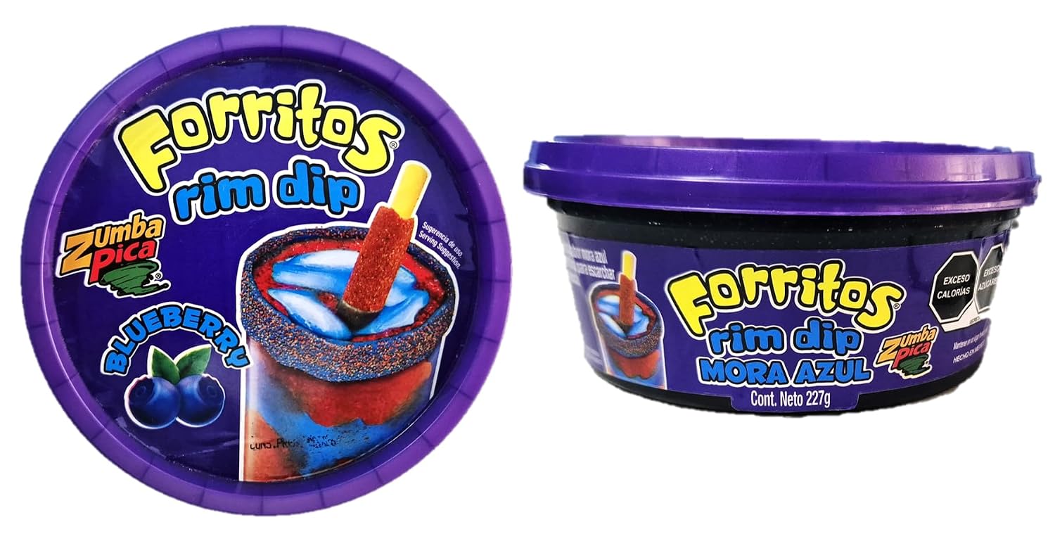 SANTA VISTA Miguelito Chili Powder Blue bundle with Blue Chamoy // Great for Micheladas and Azulitos Drink // Paquete de Miguelito Azul y Chamoy de Mora Azul para Micheladas
