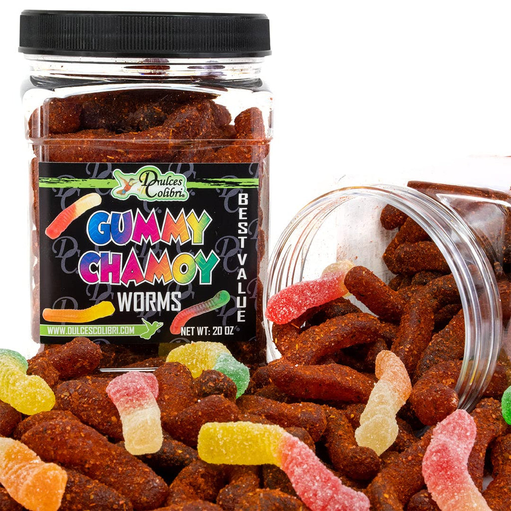 Dry Chamoy Coated Mango Gummies | 9oz Jar | PREMIUM | Mess Free | Authentic Bold Mexican Flavors | Artisan Made, Fresh & Delicious|