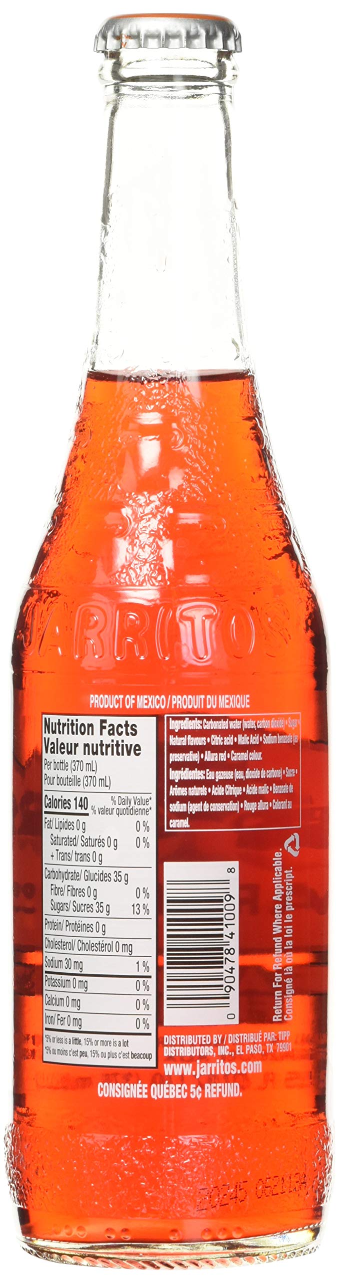 Jarritos Strawberry Soda, 12.50 Fl Oz