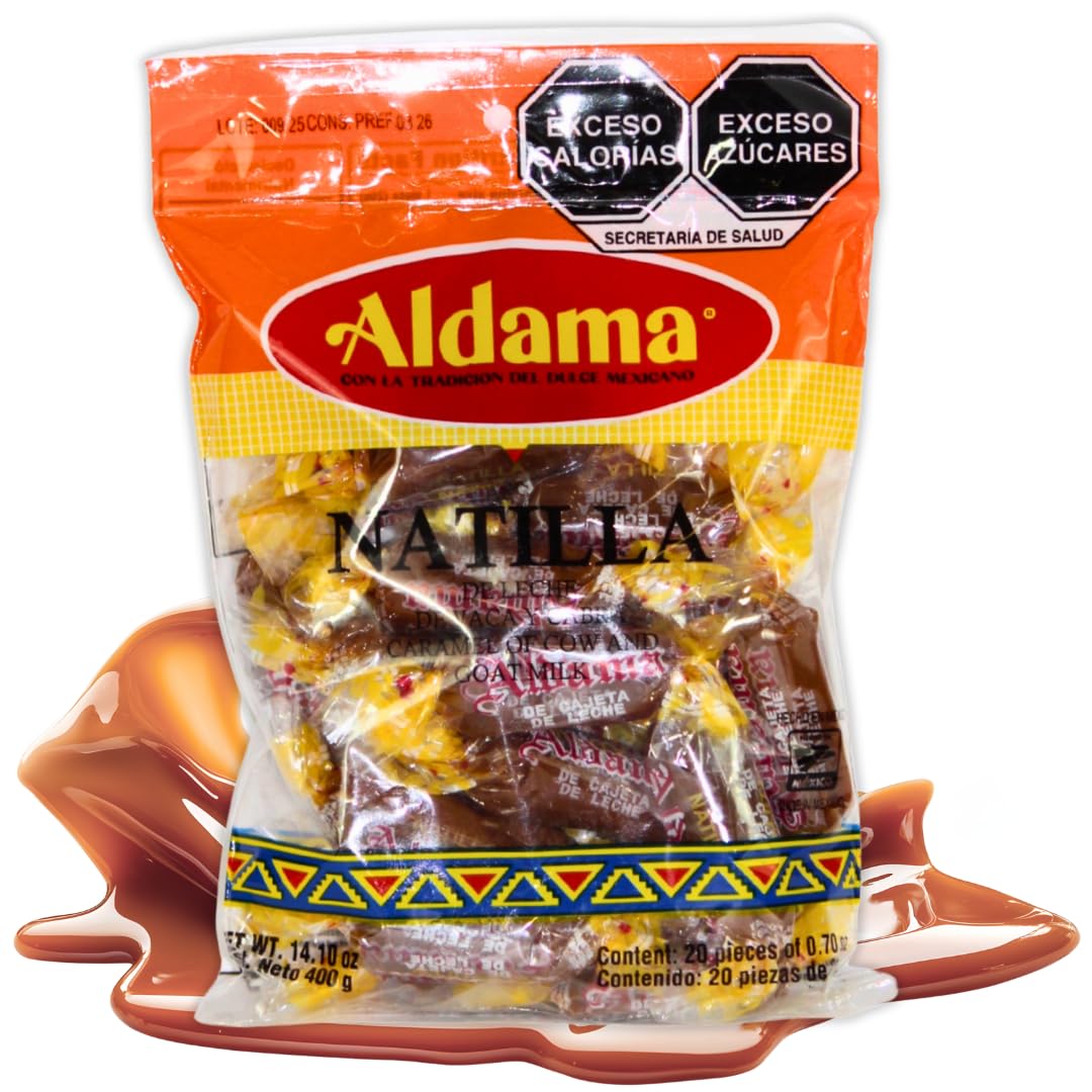 ALDAMA Megasurtido Bag (12-Count) – Assorted Mexican Candy | Wafer, Caramel & Chewy Traditional Sweets | Authentic Latin Flavor Variety Pack