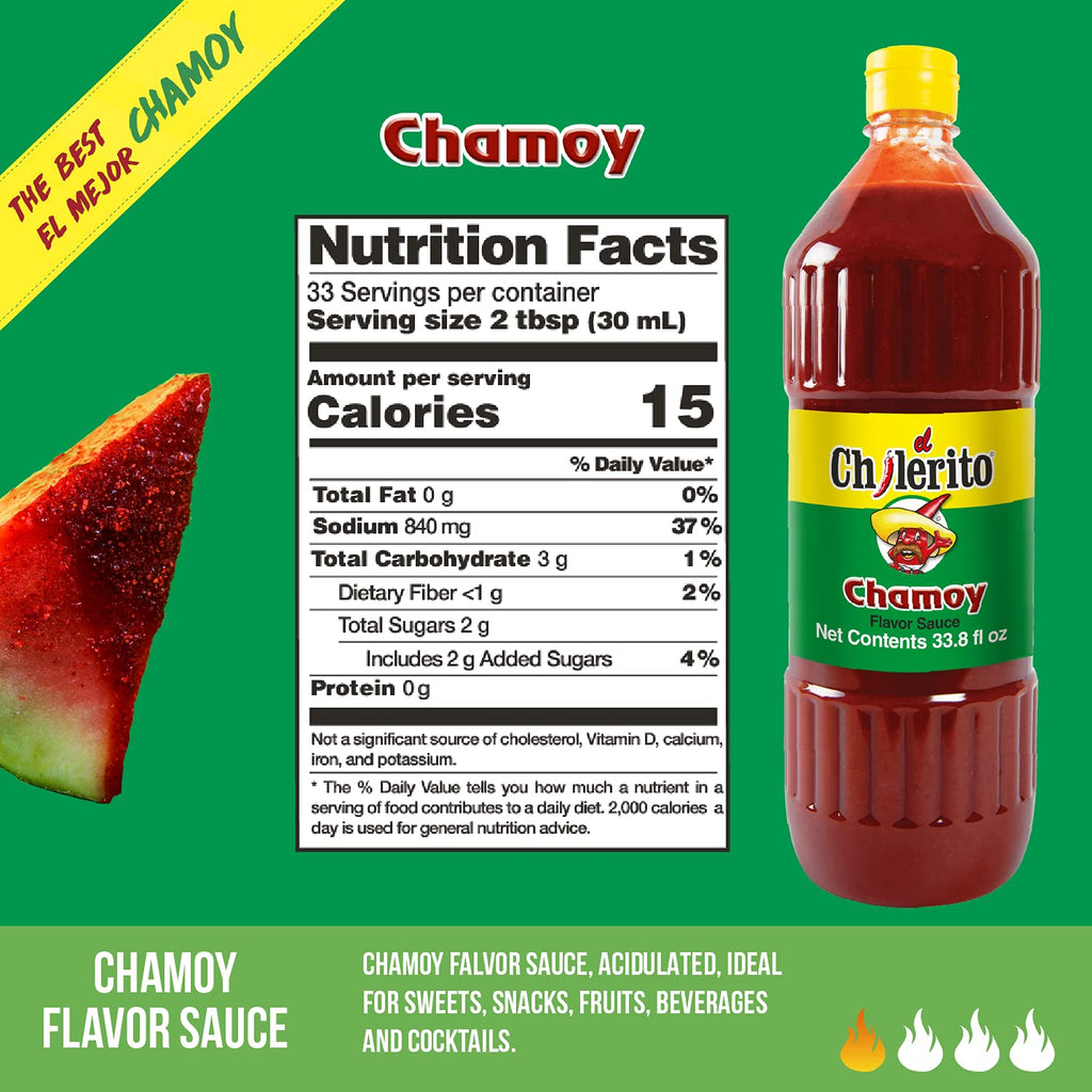 El Chilerito Chamoy Regular and Mango 2 Bottle Bundle