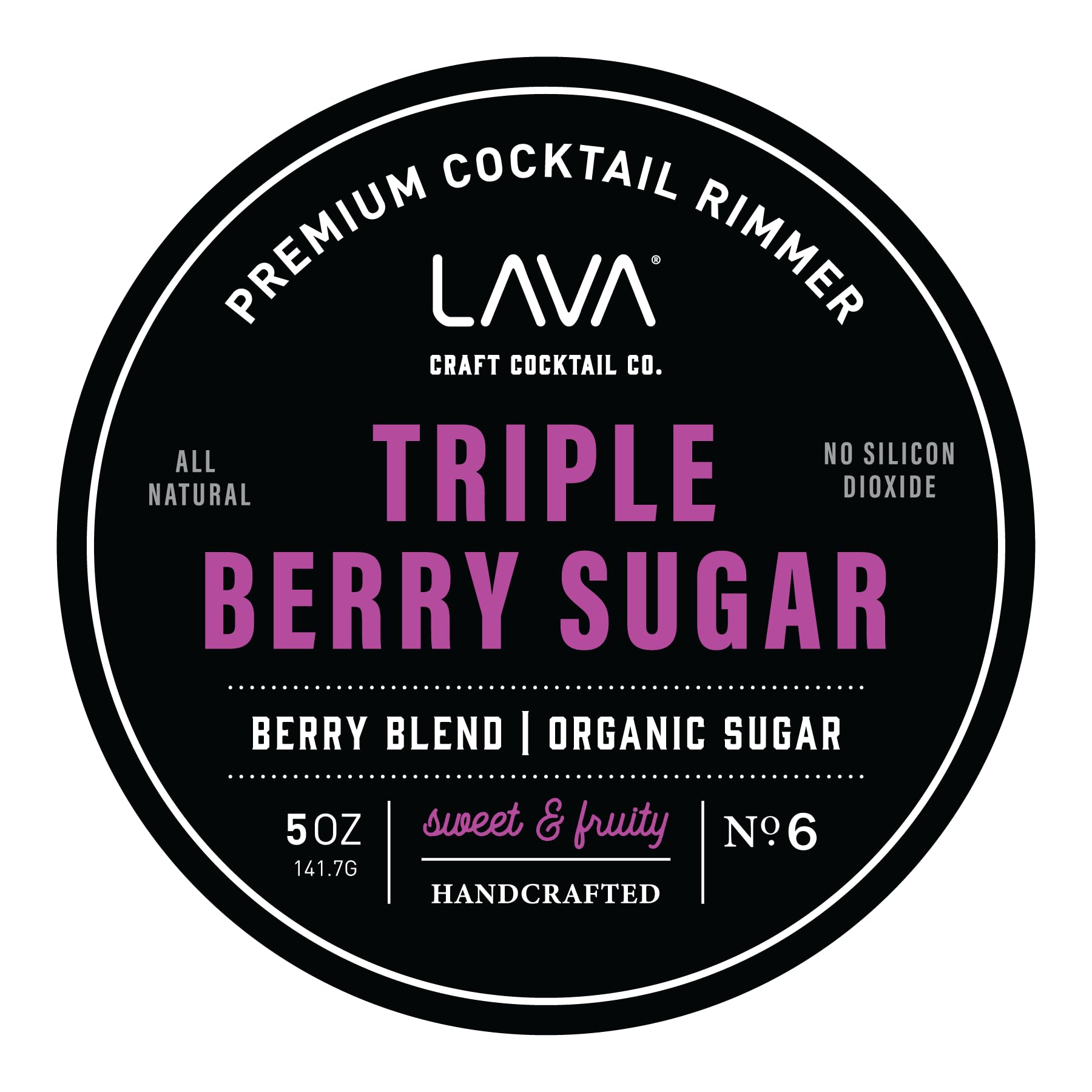 LAVA Premium Chile Lime Clásico Cocktail Rimmer 5oz, All Natural Bloody Mary Rimmer, Michelada Rimmer, Margarita Rimmer Salt, No Silicon Dioxide, with Screw-On Lid