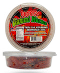 bloody gummy worms mexican dulces enchilados w/chamoy dip 11oz