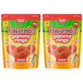 De la Rosa Pulparindo Gummy Rings Candy 9oz Bag (2 Pack) – Mildly Spicy Soft & Chewy Mexican Candy, Bite-Size Snack, Watermelon, Tamarind or Mango (Tamarind)