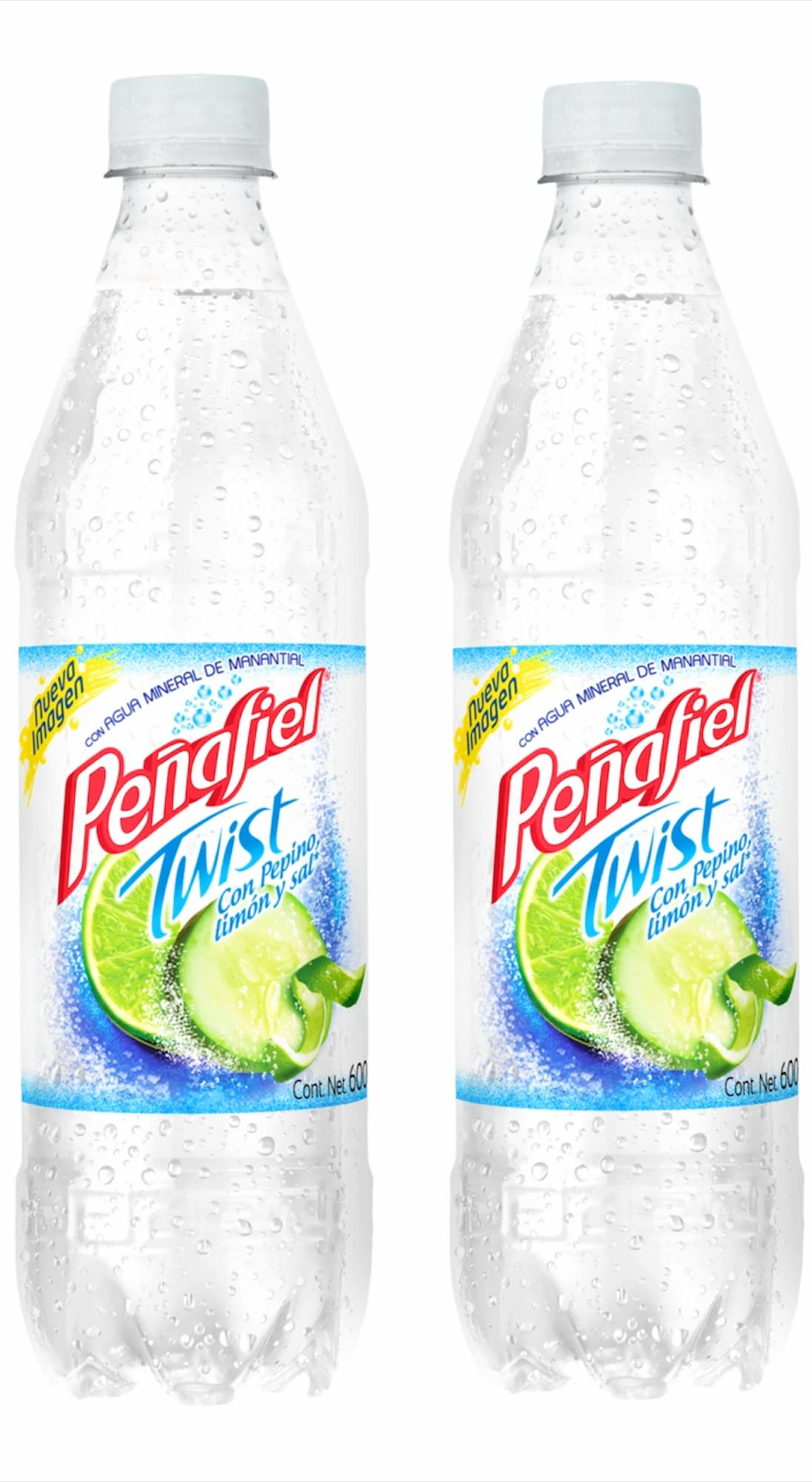 Peñafiel Soda 20.2oz (2 pack) Made in Mexico. (Toronja Rosita - Ruby Red Grapefruit)