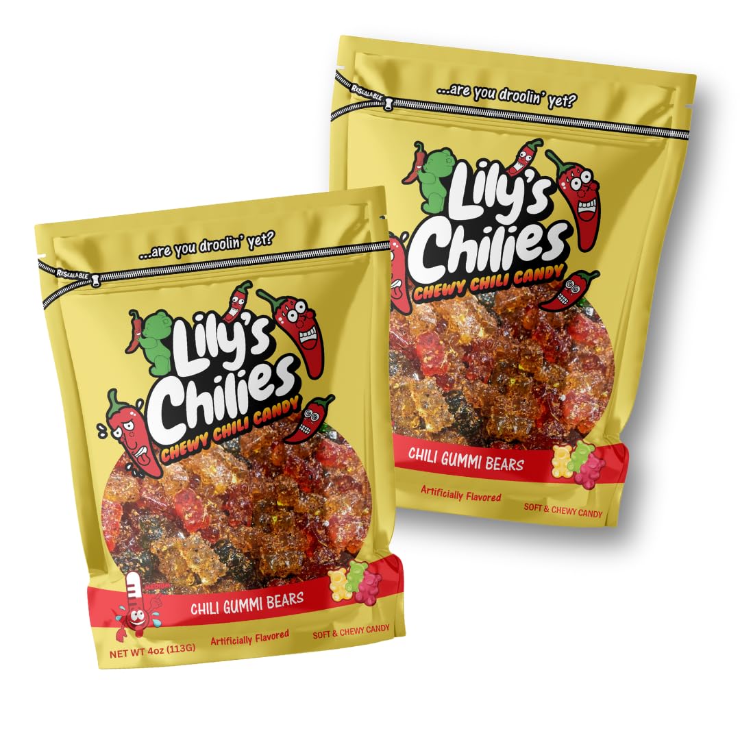 Lilys Chilies, Sour and Chili Chewy Candy (Chili Strawberry Belts)
