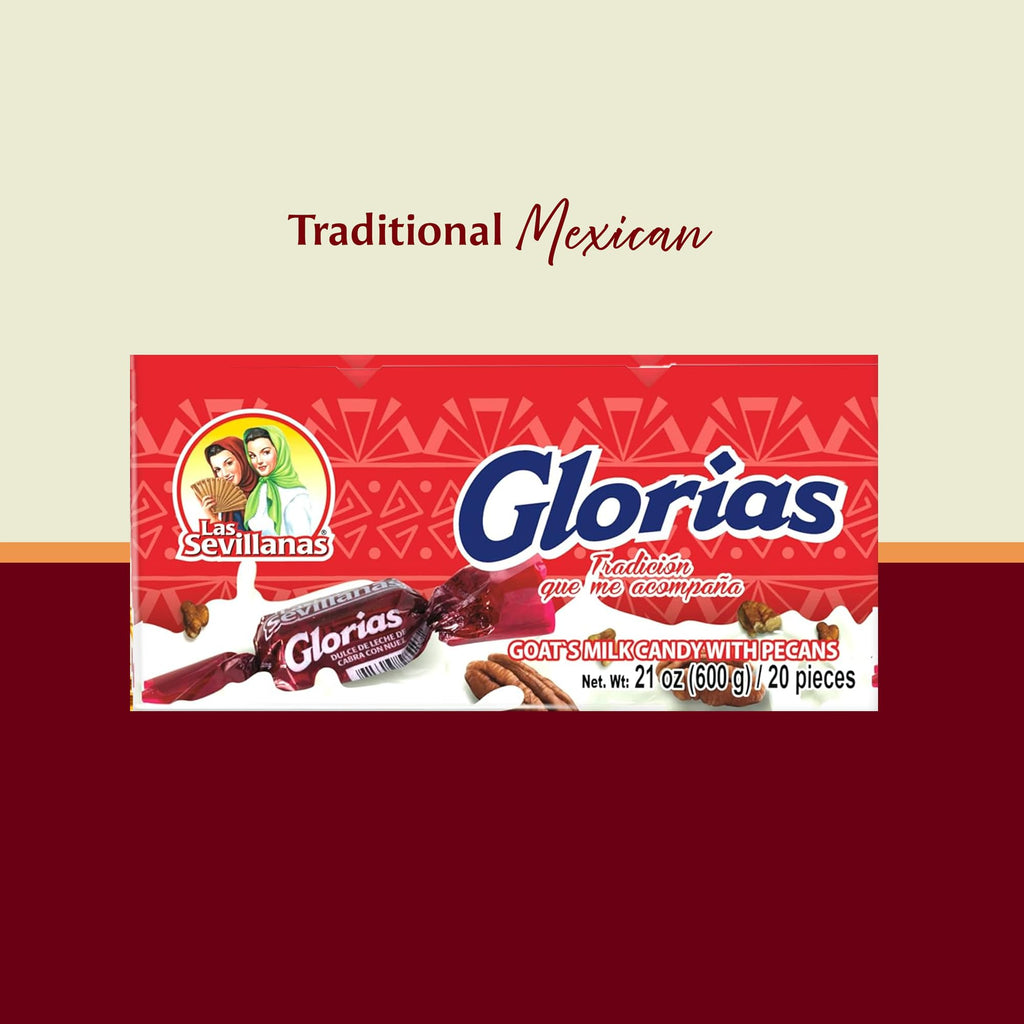 weight: Gloria Chewy Dulce de Leche Candy Bag with Pecans – Traditional Mexican & Latin Candy - Sweet Snack Treats - Arequipe, Cajeta, Caramel Sauce - Perfect for Desserts, Snacks, and Parties -21.16 Oz