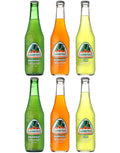 Jarritos Mexican Soft Soda Drink, Grapefruit, Mandarin, Lime - Variety Pack, 12.5oz Glass Bottle Pack of 12