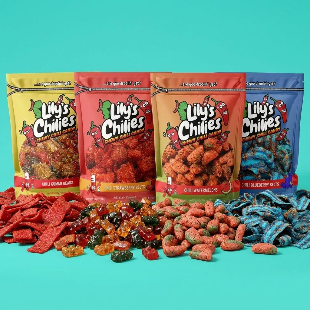 Lilys Chilies, Sour and Chili Chewy Candy (Variety Pack)