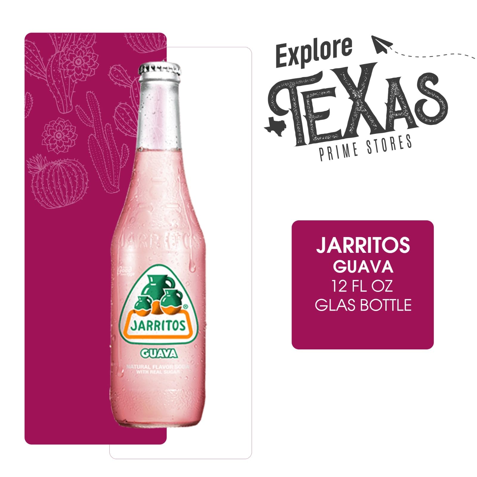 Jarritos 12-Pack of Pineapple Mexican Soft Drink Glass Bottle 12 fl oz Made with 100% Natural Sugar