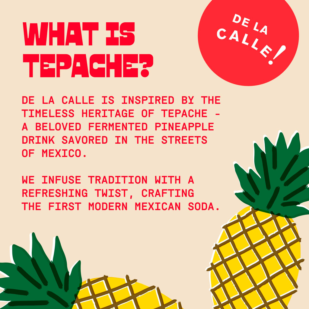 De La Calle Tepache - Mixta Variety Pack - Modern Mexican Soda - Craft Fermented Pineapple Sparkling Beverage - Certified Organic, Non-Alcoholic, Healthy Soda, Low Sugar, Low Calorie, Non-GMO