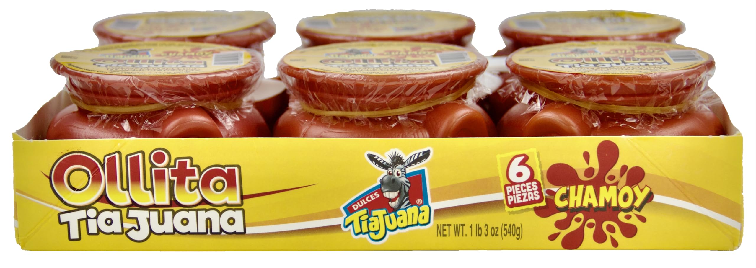 Ollita Tiajuana - Mini-Pot Tamarind Flavor Soft Candy: Dulce Suave Sabor Tamarindo