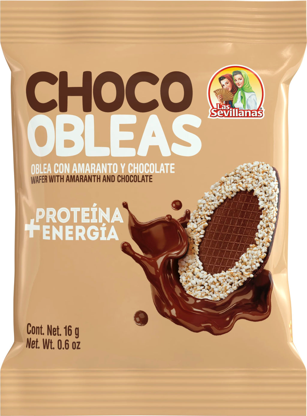 Obleas with Cajeta Family Display pack 20 pieces Las Sevillanas