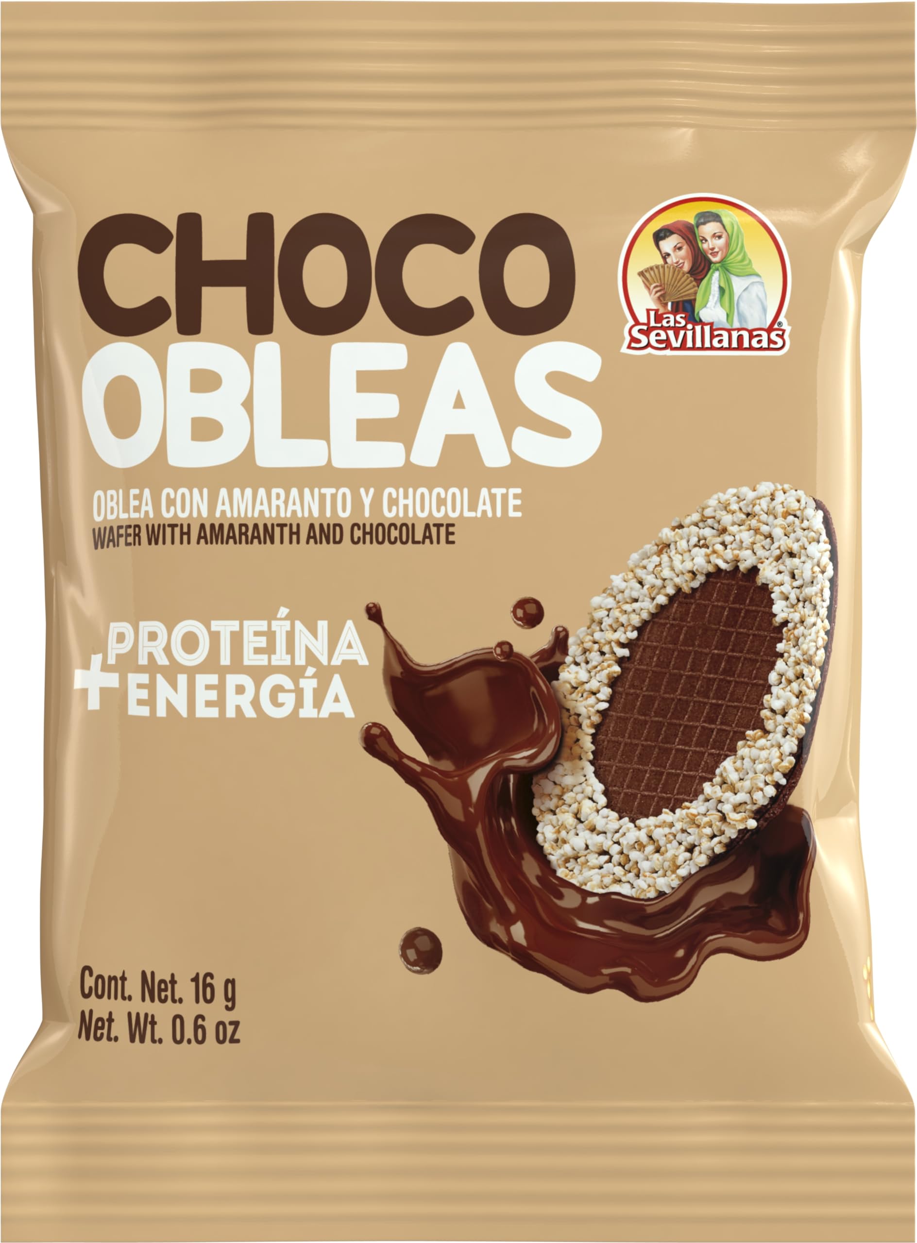 Obleas with Cajeta Family Display pack 20 pieces Las Sevillanas