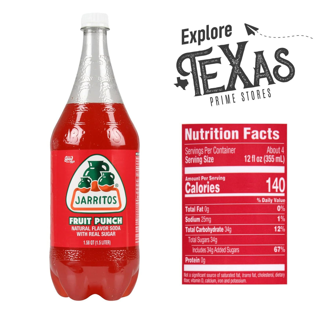 Jarritos 5-Pack of Lime Mexican Soft Drink Plastic Bottle 50.7 fl oz (1.5 lt) Made with 100% Natural Sugar