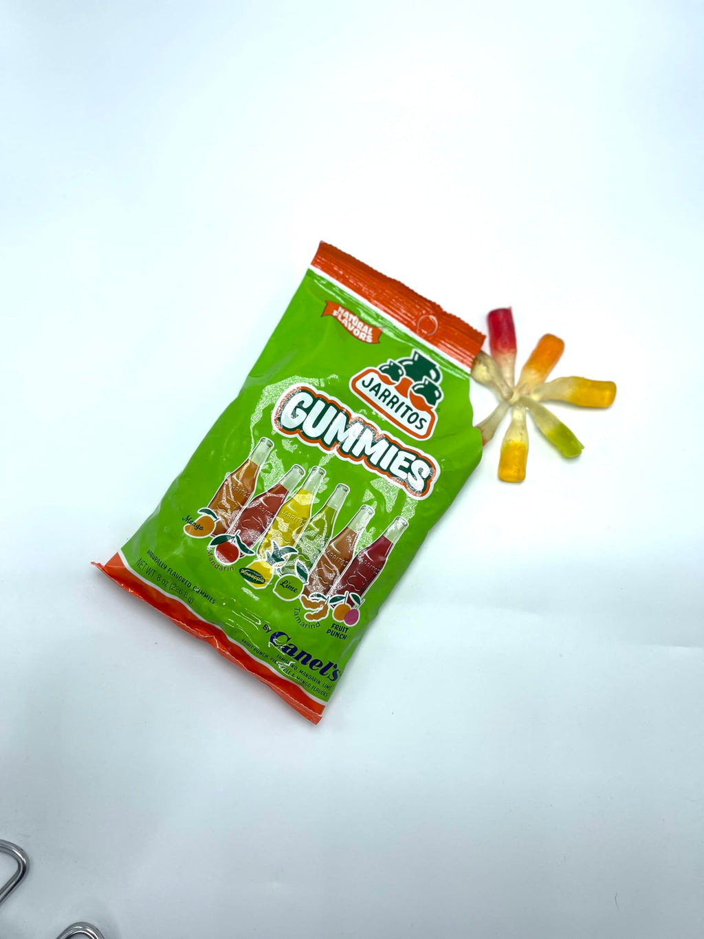 Canel’s Jarritos Gummies Candy – 8 oz Bag – Mixed Fruit Flavors – Vegan Mexican Gummy Treats