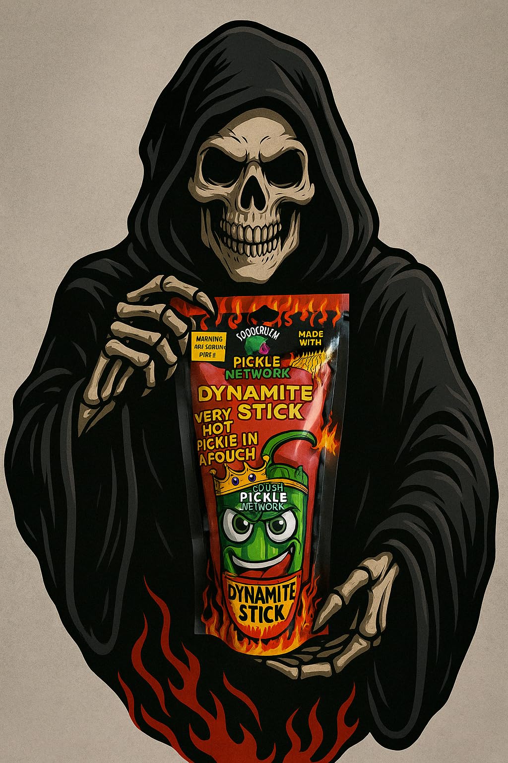 Food Crush Chamoy Pickles In A Pouch (Pack of 3) Used in the Chamoy Pickle Kit by Tiktok trend items